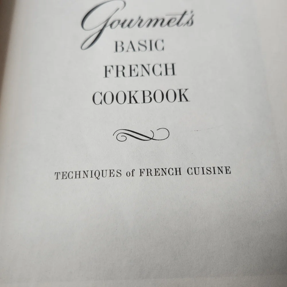 Gourmet’s 1961 Basic French Cookbook Hardcover